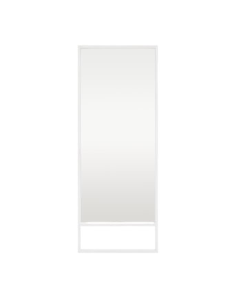 Miroir en bois massif blanc de différentes tailles
