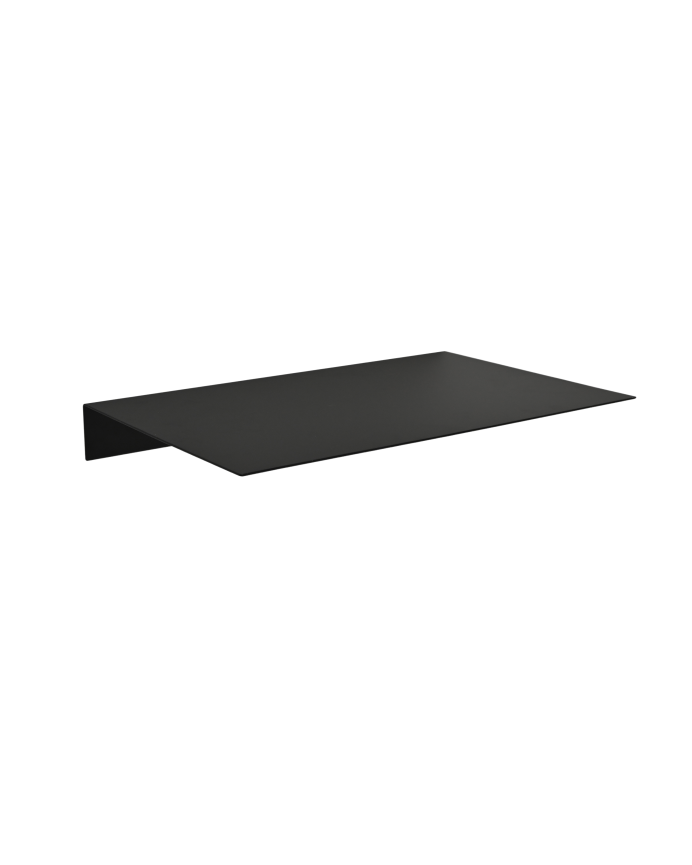 Table basse en acier 100% recyclé ton noir 6x50cm