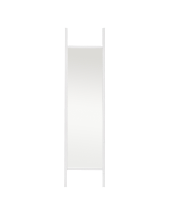 Miroir bois massif blanc 45x180cm