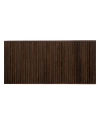 Tête de lit en bois massif en teinte noyer de 160cm