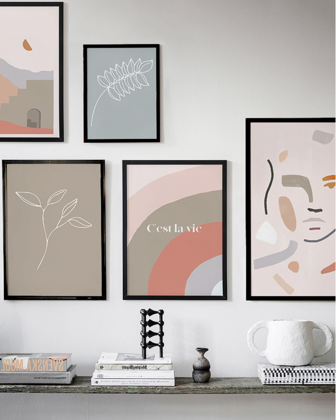 Pack de 5 posters Abstract