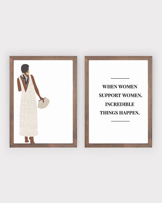 Pack de 2 posters Women