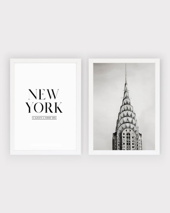 Pack de 2 posters New York