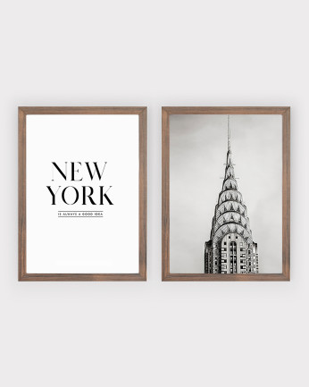 Pack de 2 posters New York