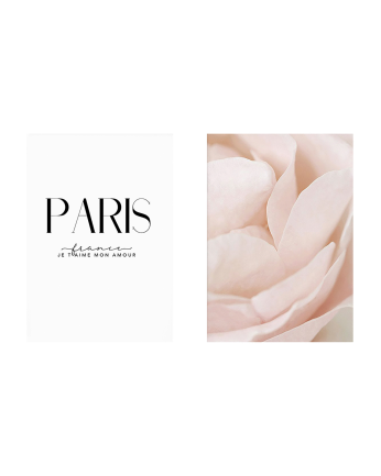 Pack de 2 posters Paris Mon amour
