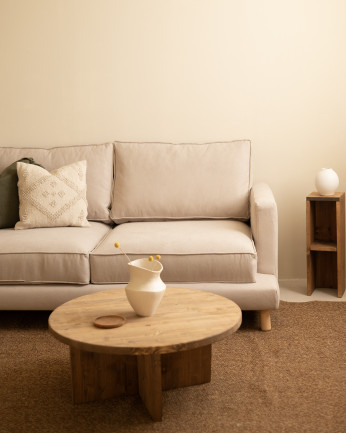 Canapé beige en différentes dimensions