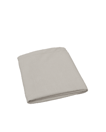 Housse pour tête de lit en bouclé gris clair de différentes dimensions