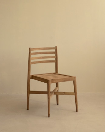 Chaise en bois de teck de 80 cm