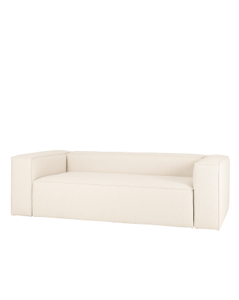 Canapé couleur blanc cassé de différentes tailles