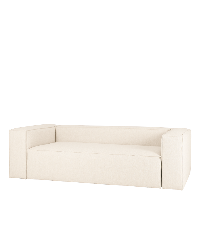 Canapé couleur blanc cassé de différentes tailles