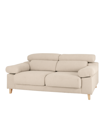 Canapé beige de différentes tailles