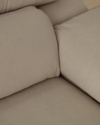 Canapé gris clair de différentes tailles