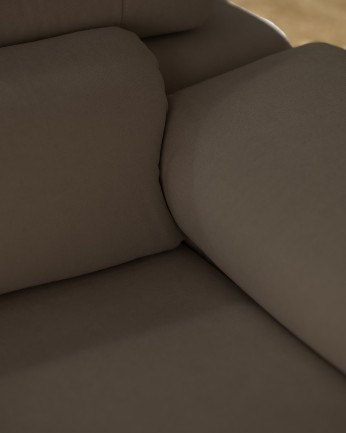 Canapé gris foncé de différentes tailles