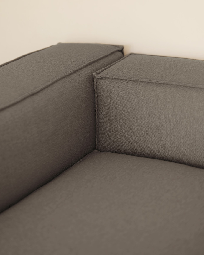 Canapé couleur gris foncé de différentes tailles