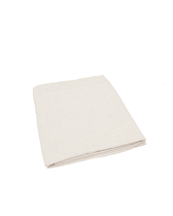 Housse de canapé avec méridienne gauche en coton et lin couleur blanche plusieurs tailles