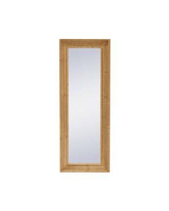 Miroir rectangulaire en bois massif ton en chêne foncé de différentes tailles.