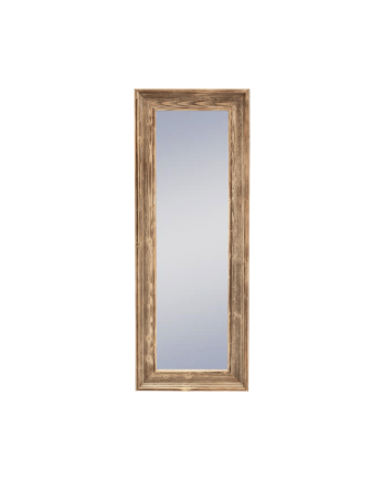 Miroir rectangulaire en bois massif ton noyer de différentes tailles.