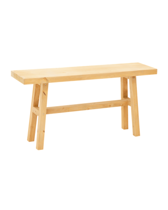 Tabouret en bois massif olive de 100x50cm