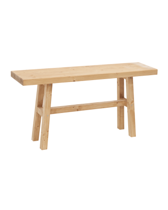 Tabouret en bois massif chêne moyen de 100x50cm