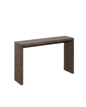 Console en bois massif ton noyer 120x80cm