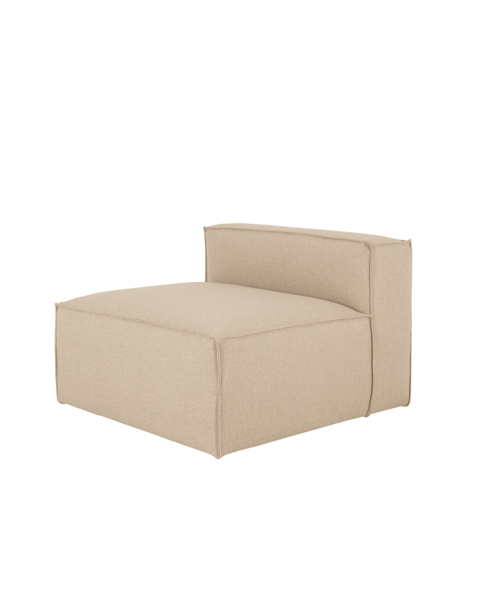 Fauteuil couleur marron beige de 110x90cm