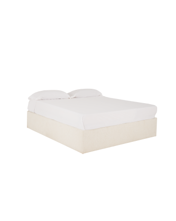 Canapé tapissé blanc pour les matelas de différentes tailles