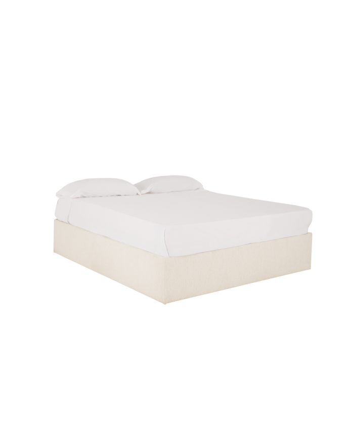 Canapé tapissé blanc pour les matelas de différentes tailles