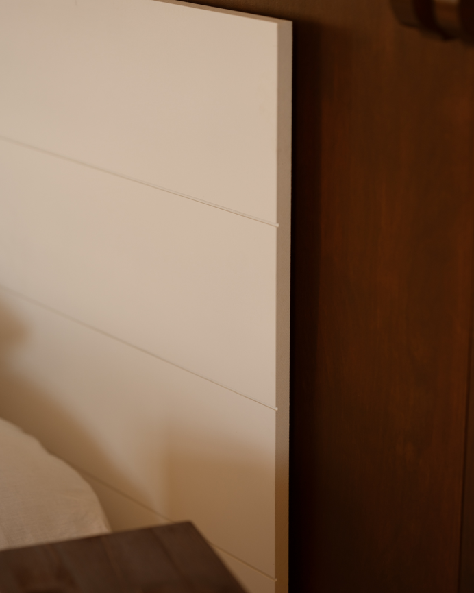 Tête de lit en bois DM blanc en différentes tailles