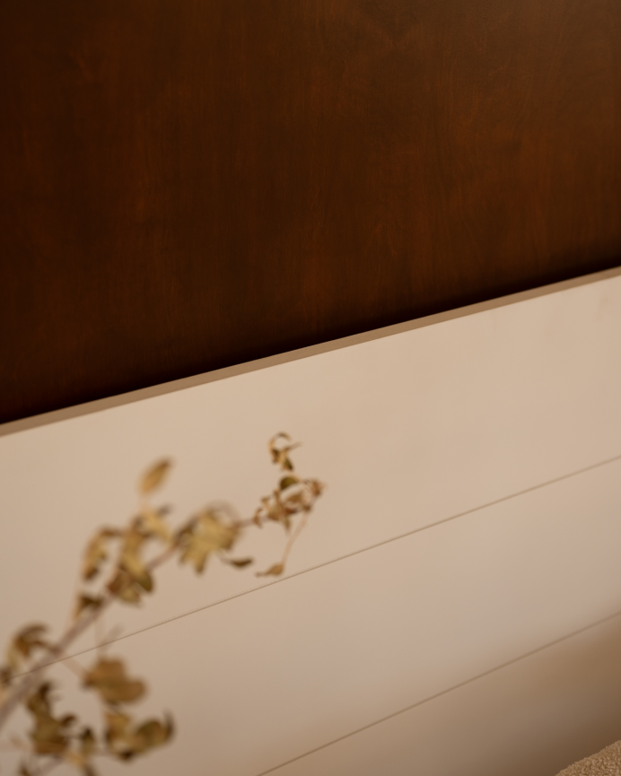 Tête de lit en bois DM blanc en différentes tailles