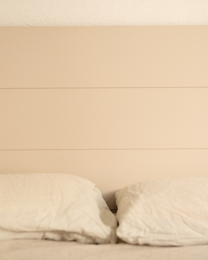 Tête de lit en bois DM ton naturel en différentes tailles