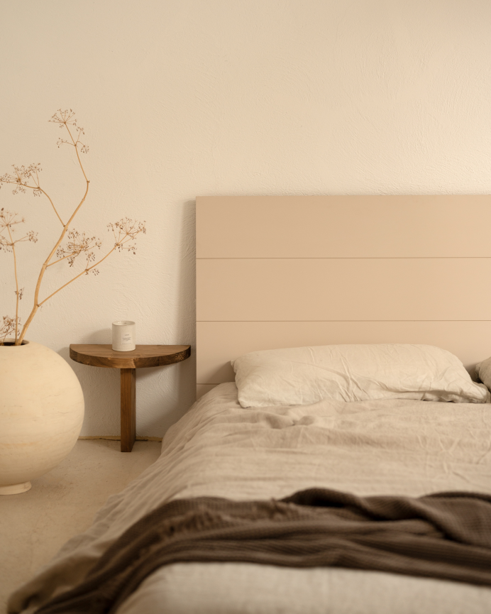 Tête de lit en bois DM ton naturel en différentes tailles