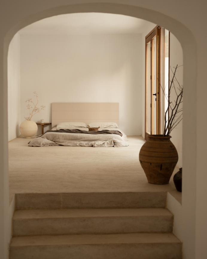 Tête de lit en bois DM ton naturel en différentes tailles