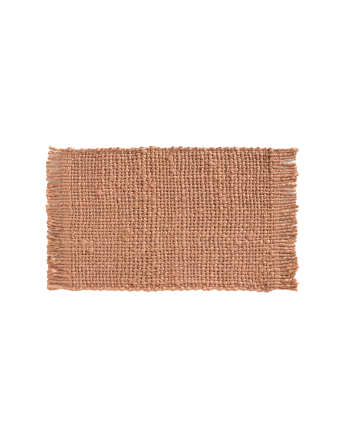 Set de table en jute couleur terre 35x50 cm