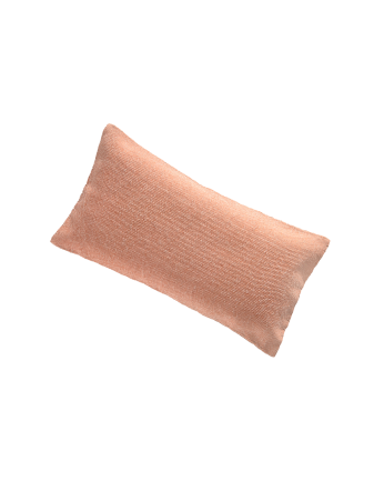 Housse de coussin en coton dhurrie couleur terre 30x60 cm