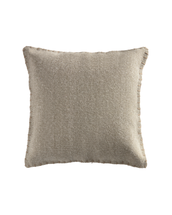 Housse de coussin en coton dhurrie couleur vert disponible en plusieurs tailles
