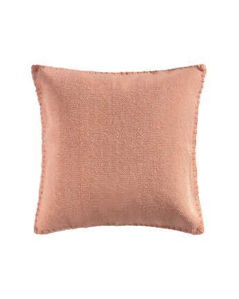 Housse de coussin en coton dhurrie couleur terre disponible en plusieurs tailles