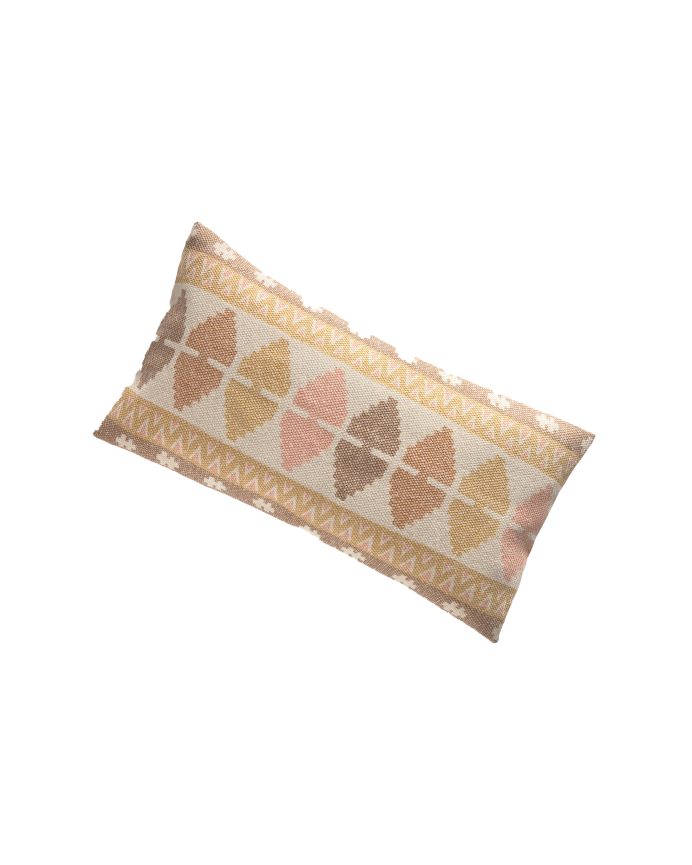 Housse de coussin en coton dhurrie 30x60 cm