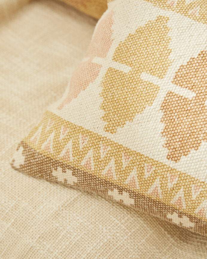 Housse de coussin en coton dhurrie 30x60 cm