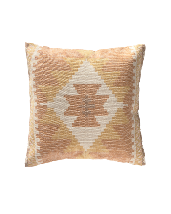 Housse de coussin en coton dhurrie disponible en plusieurs tailles