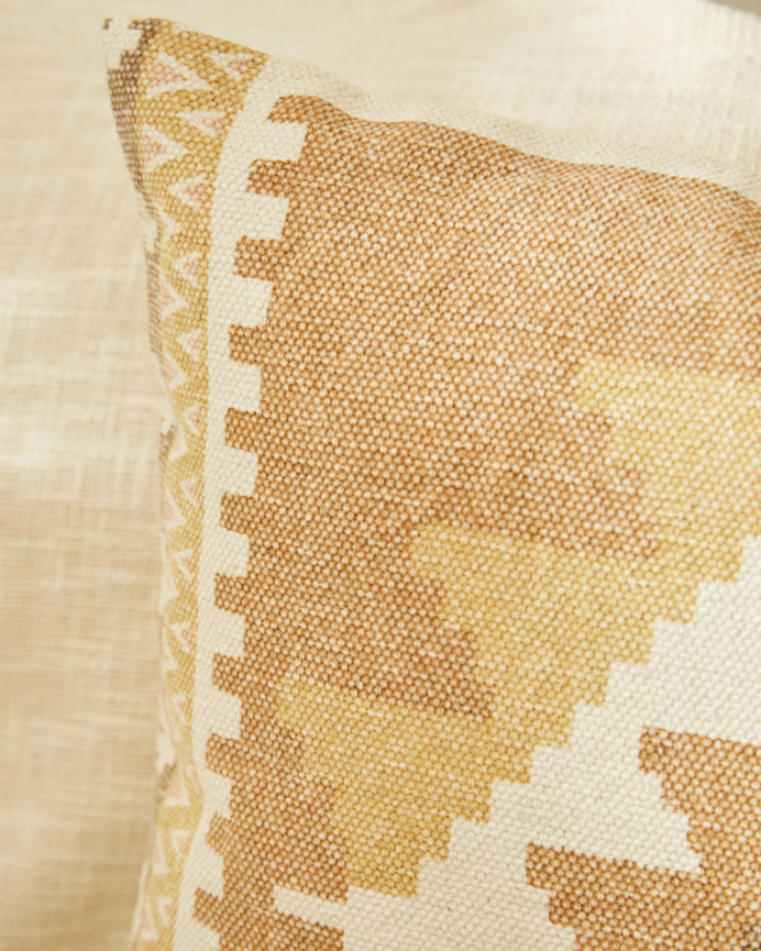 Housse de coussin en coton dhurrie disponible en plusieurs tailles