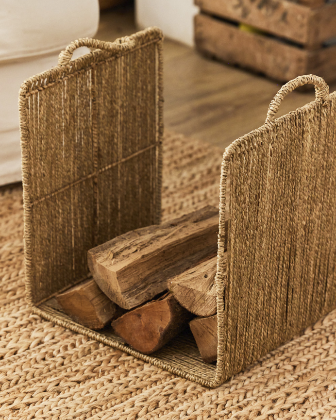 Panier range-revues en jonc de mer disponible en plusieurs tailles