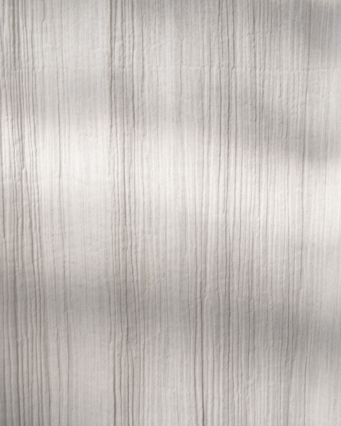 Rideau en coton translucide couleur écru 140x280 cm