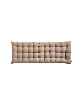 Tête de lit matelassée en coton couleur pierre disponible en plusieurs tailles