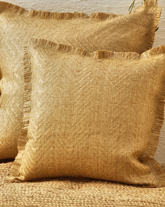 Housse de coussin tressée pour extérieur disponible en plusieurs tailles