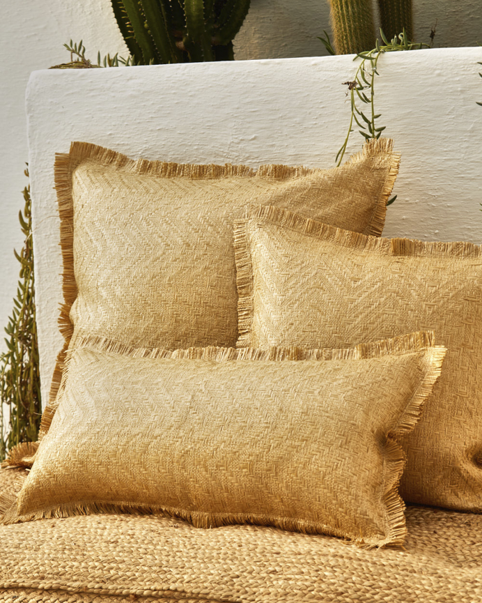 Housse de coussin tressée pour extérieur disponible en plusieurs tailles