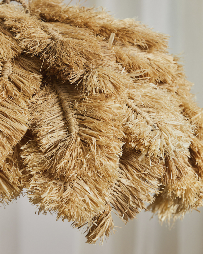 Abat-jour en jute pour suspension 60x24 cm