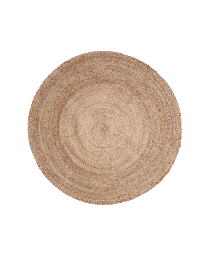 Tapis rond en jute disponible en plusieurs tailles