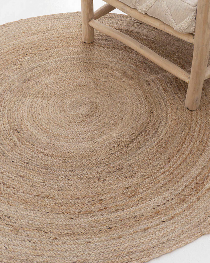 Tapis rond en jute disponible en plusieurs tailles