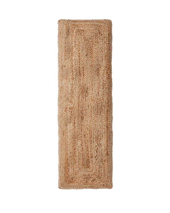 Coussin de banc en jute 40x120x4 cm