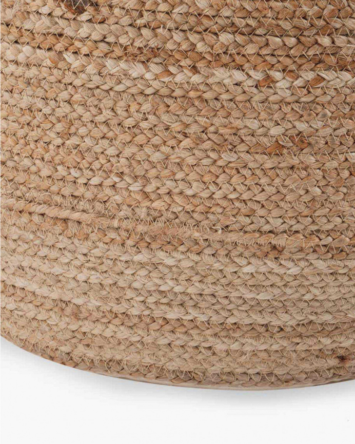 Pouf en jute 50x35 cm